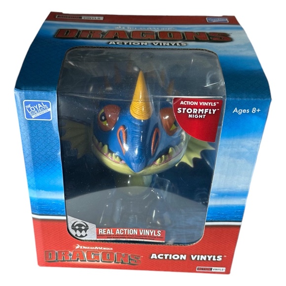 The Loyal Subjects How to Train Your Dragon Stormfly Night Action Vinyl - Picture 5 of 6